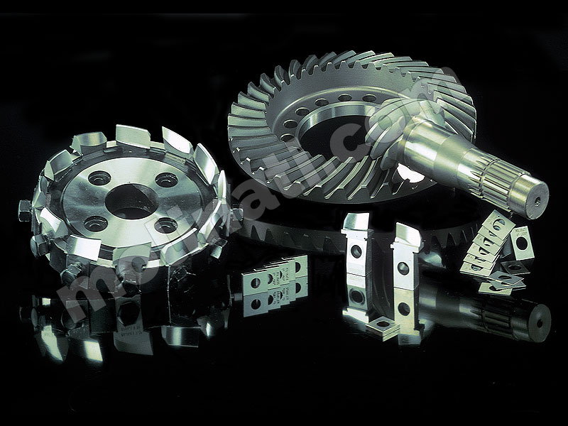 Spare blades for bevel gear spiroidal systems